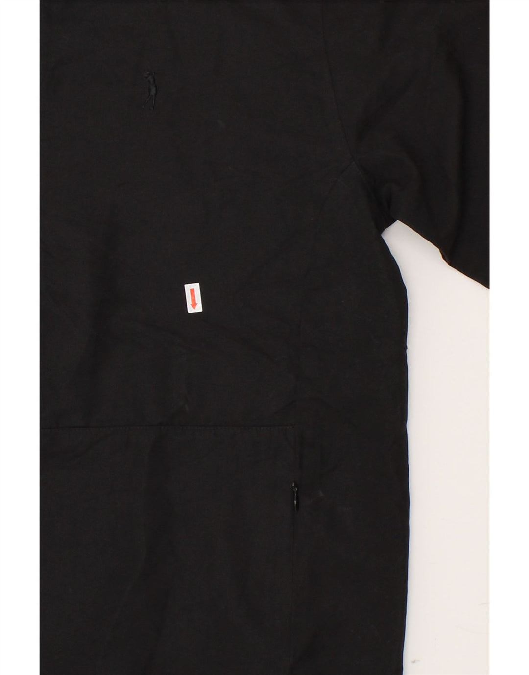 IZOD Mens Pullover Tracksuit Top Jacket Medium Black Polyester Vintage Izod and Second-Hand Izod from Messina Hembry 
