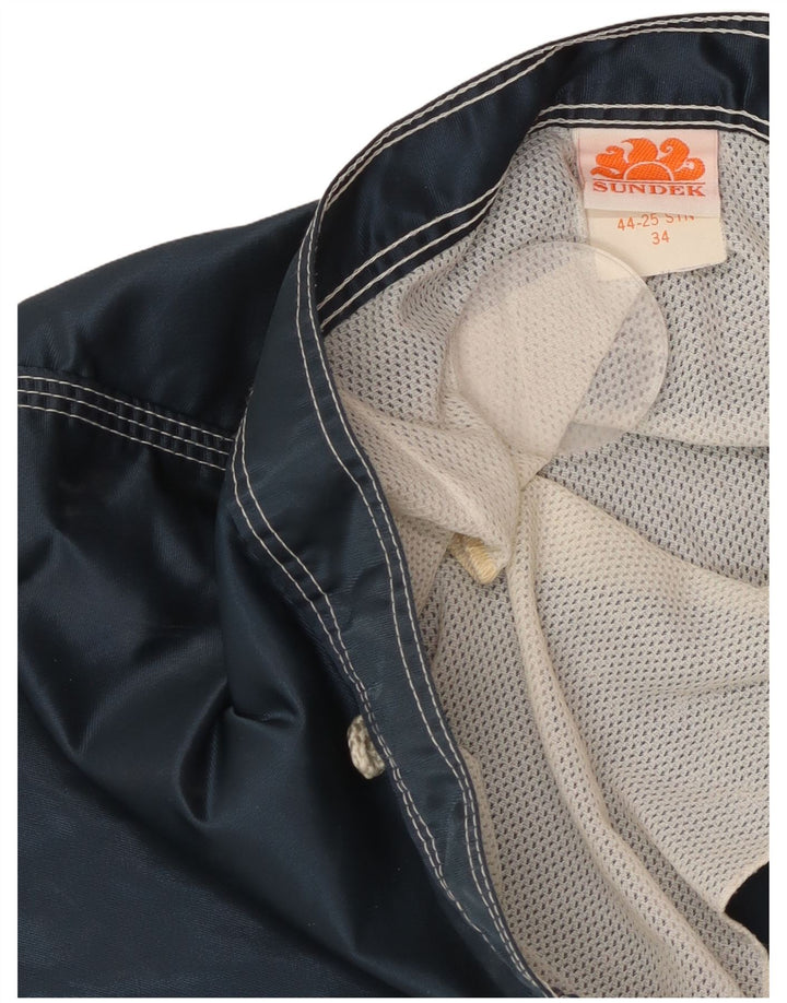 Pantaloncini da bagno da uomo Sundek grandi blu