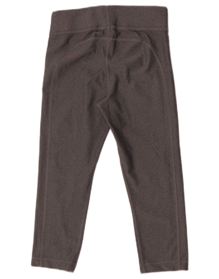 Leggings Capri da donna Under Armour UK 10 piccolo poliestere grigio