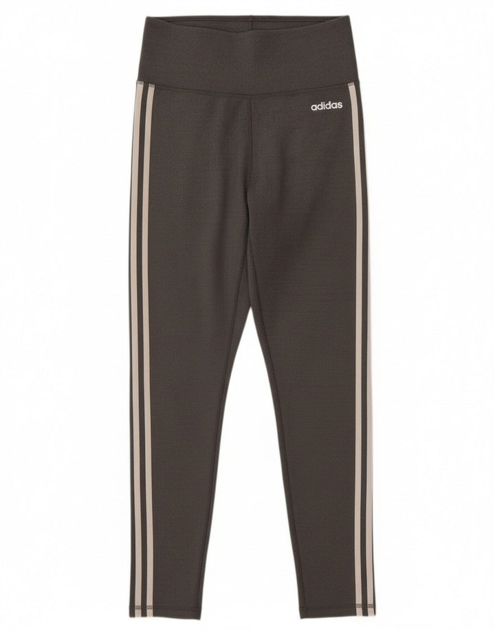 Leggings Adidas Climalite da donna UK 12/14 Poliestere grigio medio