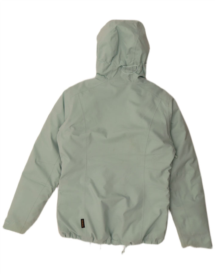 Giacca imbottita oversize con cappuccio da donna Jack Wolfskin UK 8/10 Small Verde