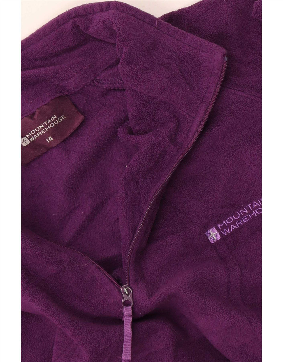 Maglione in pile da donna con collo e zip Mountain Warehouse UK 14 medio marrone