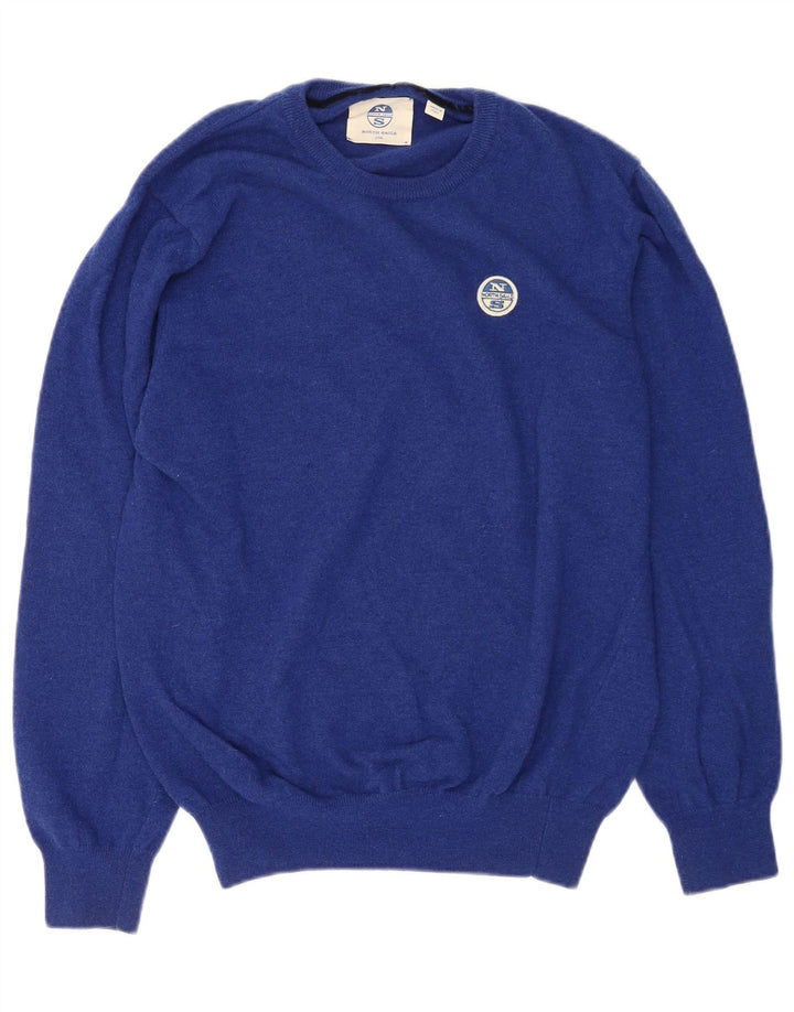 Maglione maglione girocollo da uomo North Sails 2XL lana blu