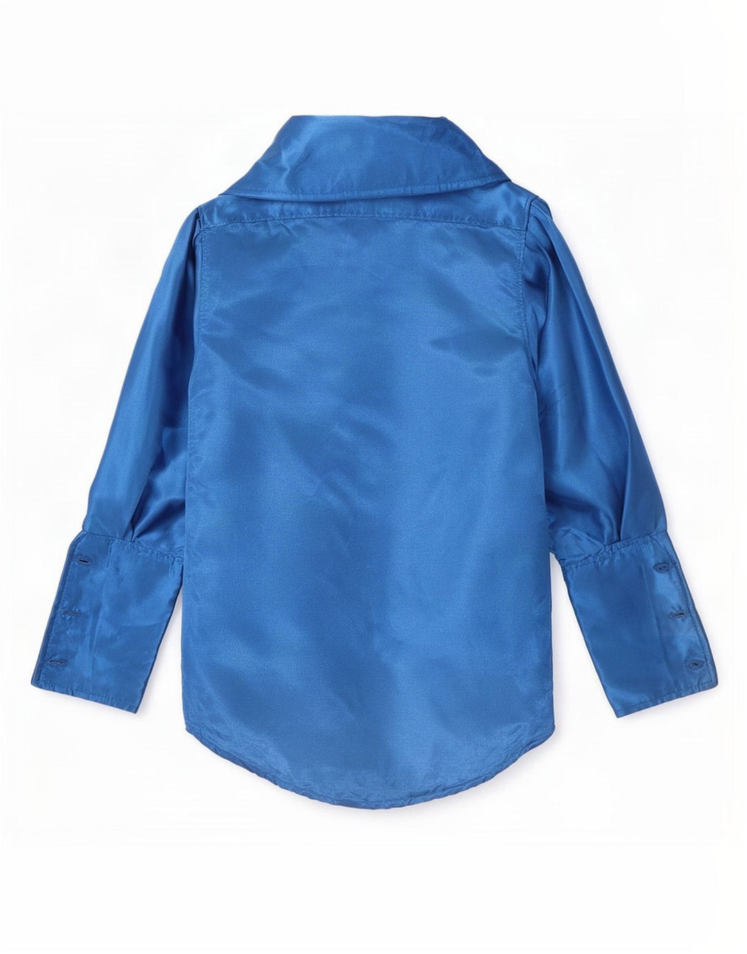Camicia formale vintage da uomo piccola blu