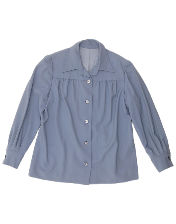 Camicia da donna VINTAGE UK 18 XL Blu