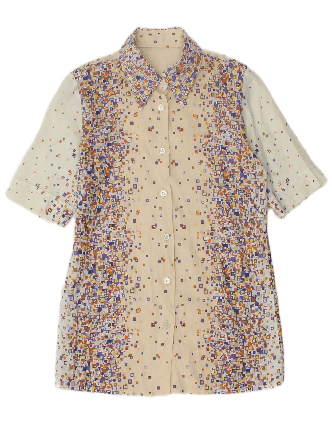 PANCALDI & B Set gonna 2 pezzi da donna UK 4 XS W24 Cotone geometrico beige