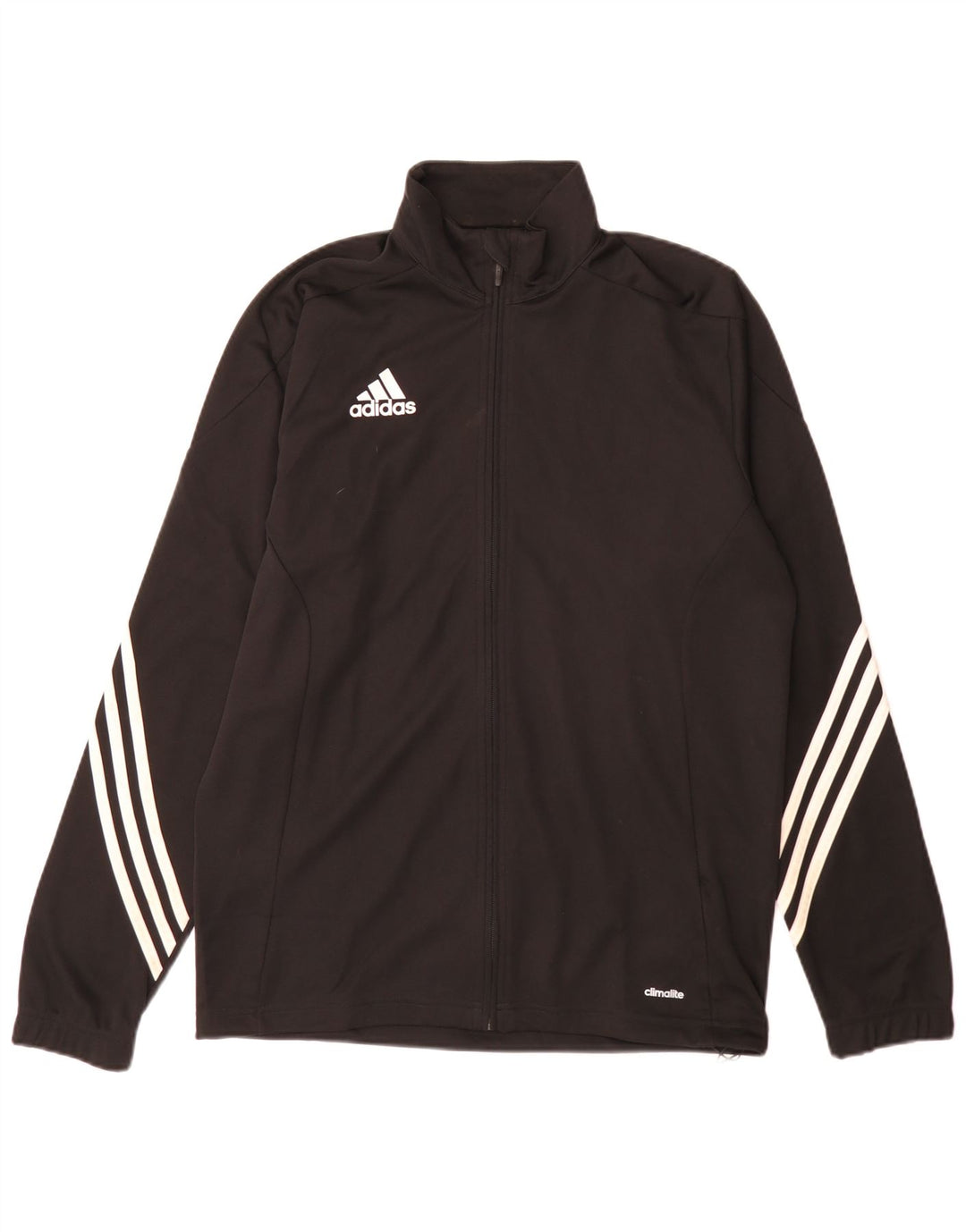 Giacca da allenamento Adidas Climalite da uomo, media, in poliestere nero