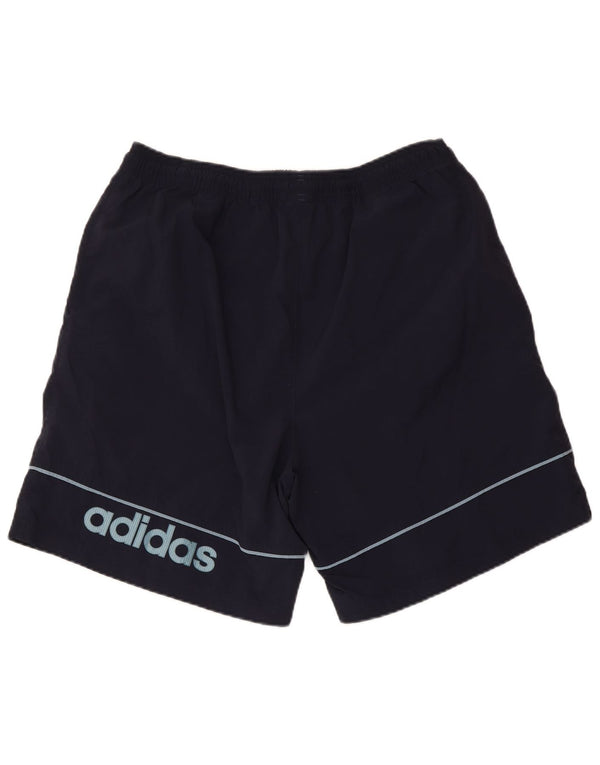 Pantaloncini sportivi grafici da uomo ADIDAS XL blu navy in poliammide