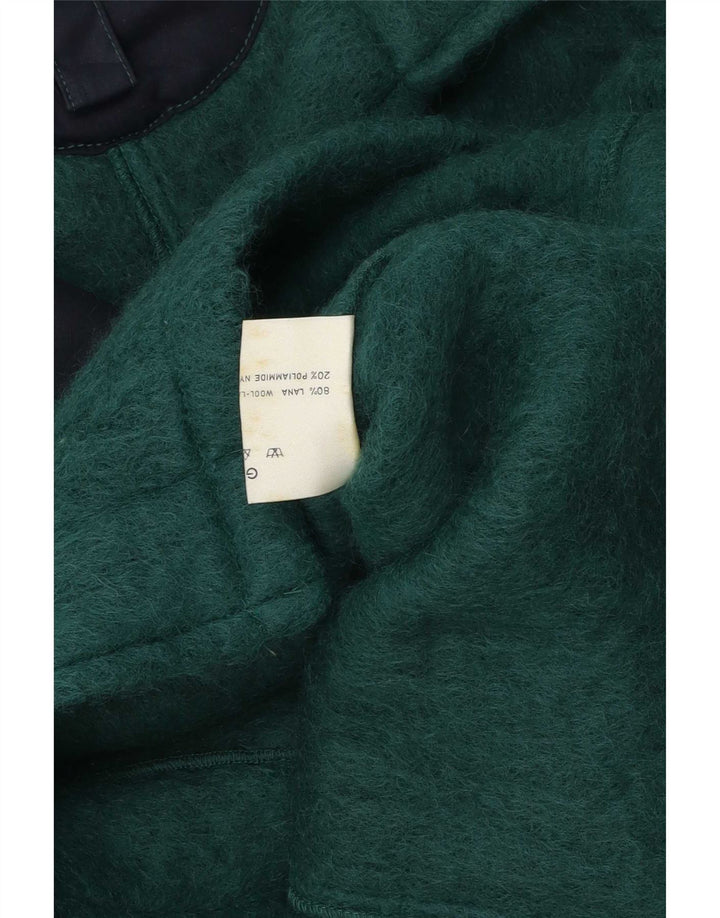 Giacca da donna vintage UK 14 lana verde medio classica