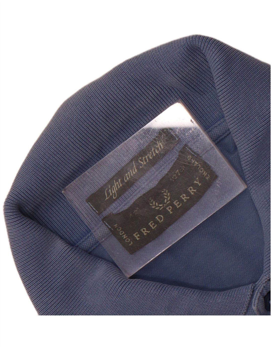 Polo Fred Perry da uomo leggera ed elasticizzata blu medio