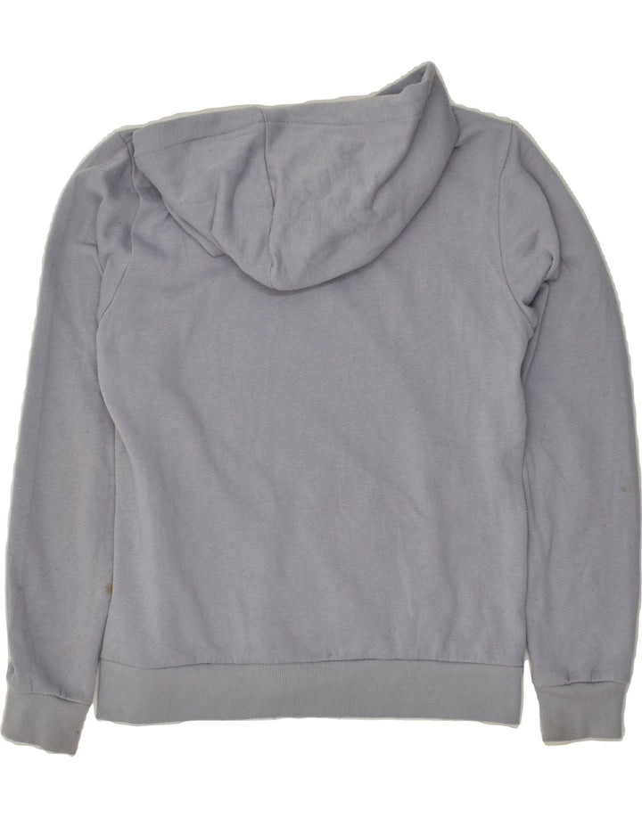 PULL & BEAR Womens Zip Hoodie Sweater UK 10 Small Grey Cotton | Vintage Pull & Bear | Thrift | Second-Hand Pull & Bear | Used Clothing | Messina Hembry 