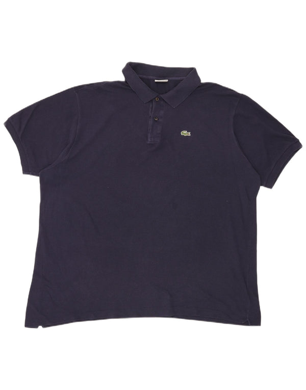 Polo da uomo Lacoste taglia 8 3XL cotone blu navy