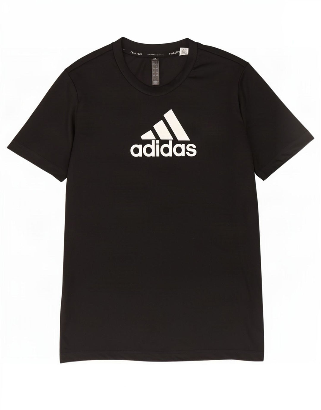T-shirt grafica da donna Adidas Top UK 12/14 poliestere nero medio
