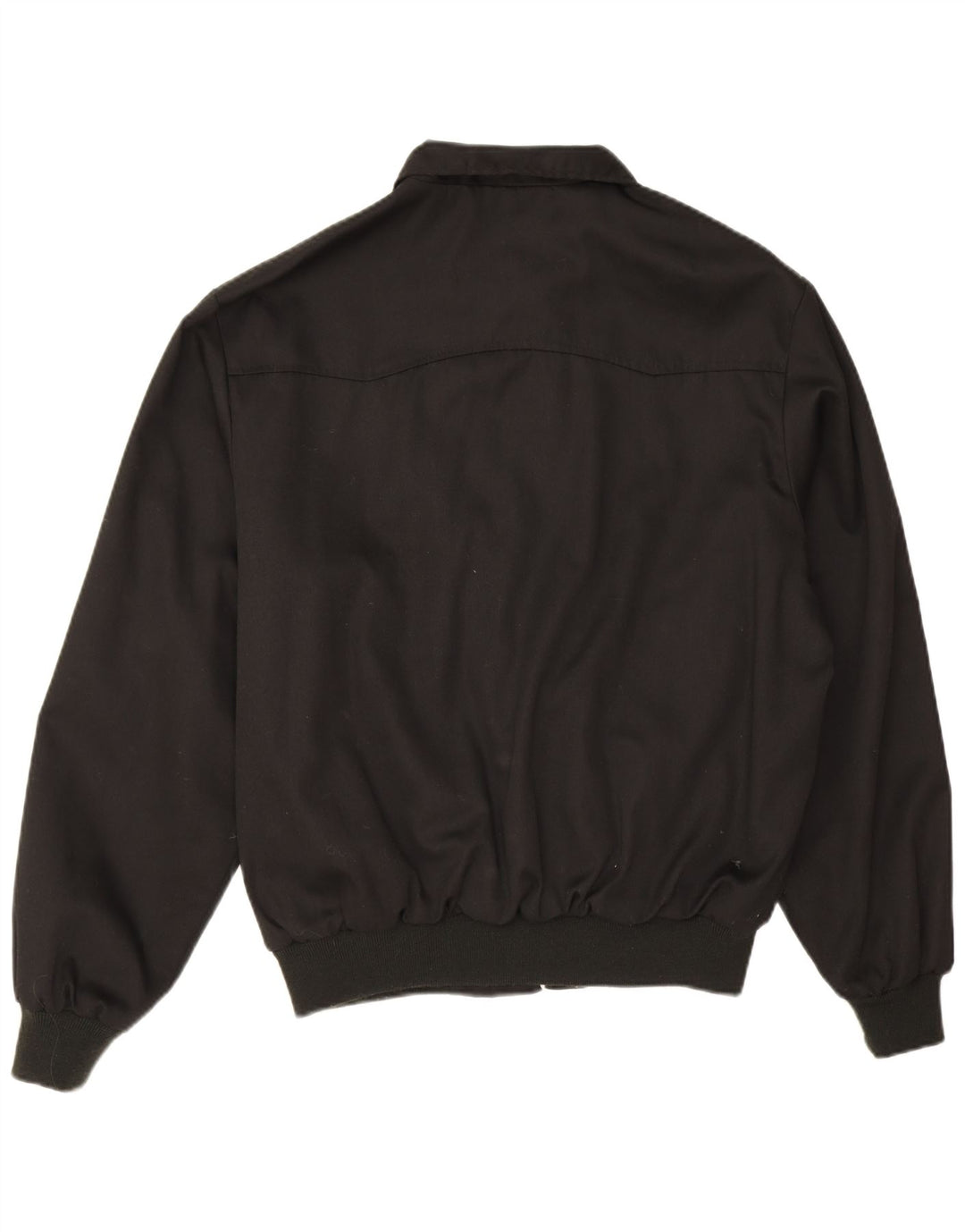 Giubbotto bomber da uomo vintage UK 40 grande poliestere nero