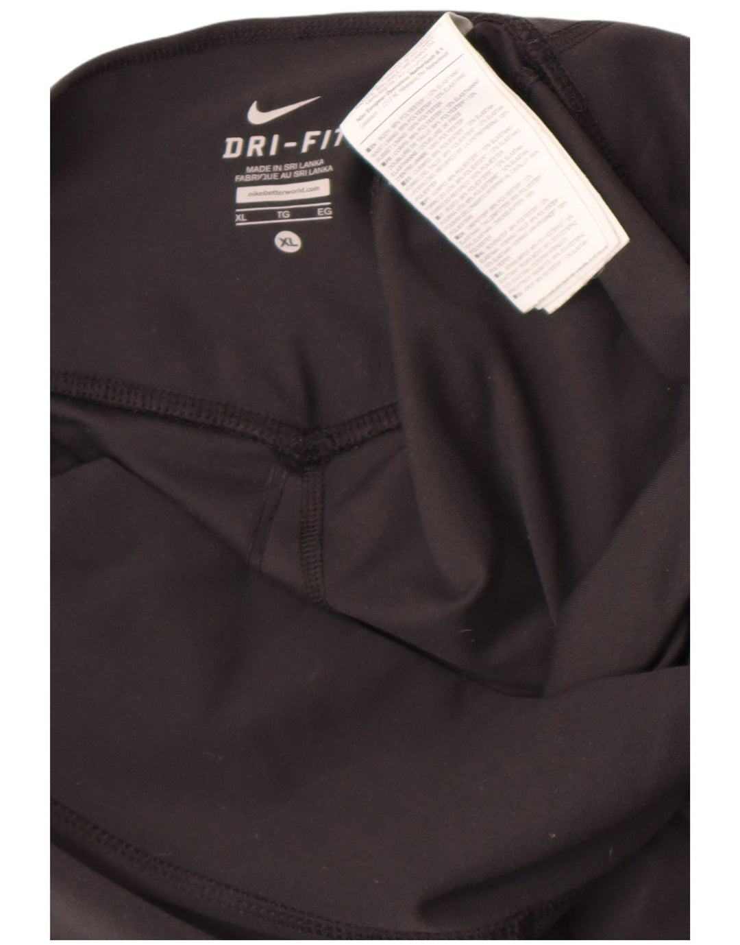 Leggings Nike Dri Fit da donna UK 18 XL poliestere nero