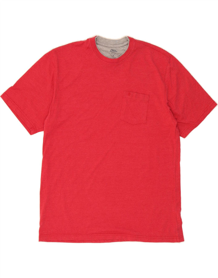 IZOD Mens Salt Water T-Shirt Top XL Red Vintage Izod and Second-Hand Izod from Messina Hembry 