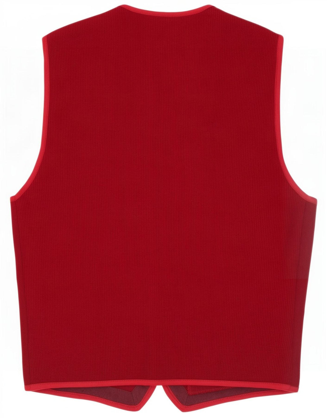 Gilet vintage da uomo bordeaux medio