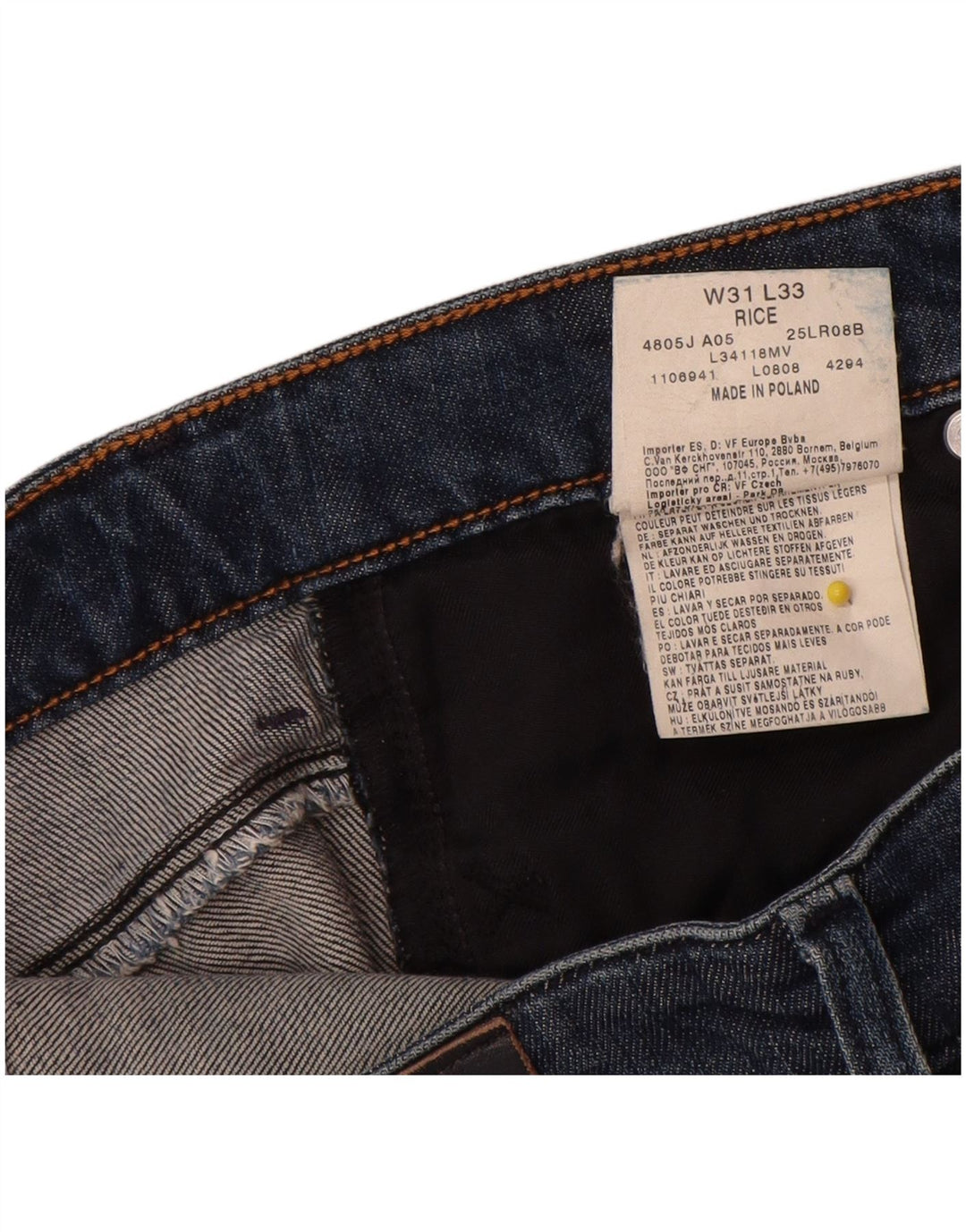 Jeans Lee Slim da donna Rice W31 L30 cotone blu
