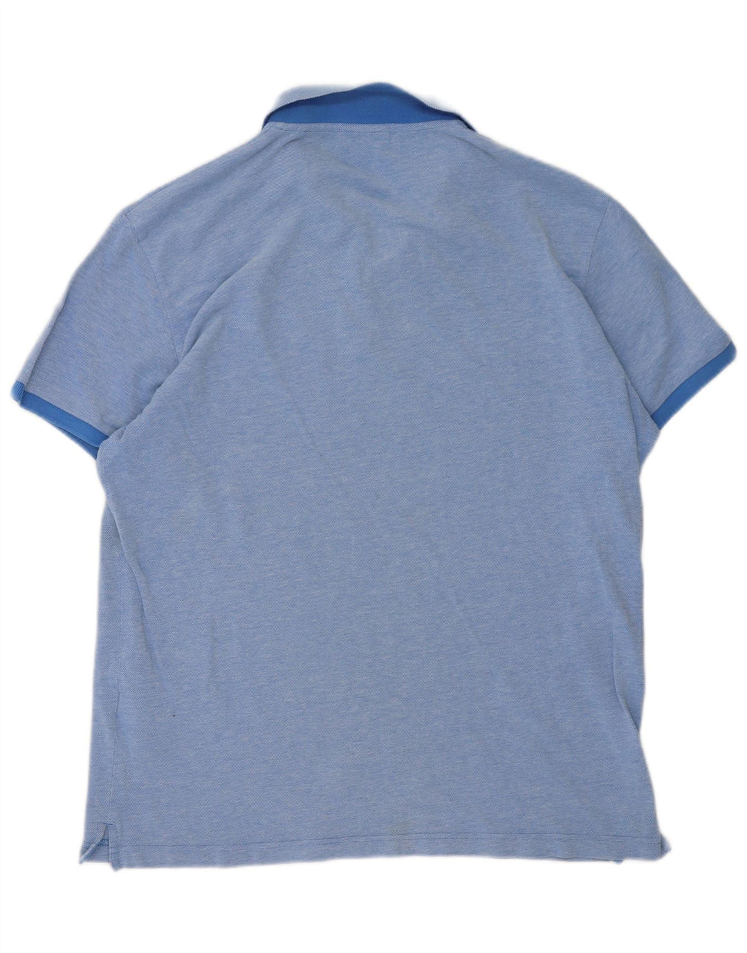 Polo da uomo Gant XL in cotone screziato blu