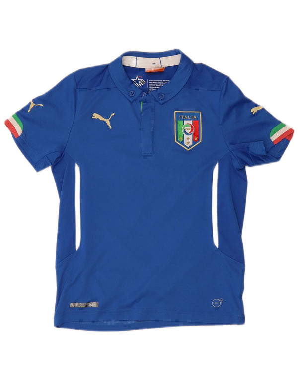 Polo grafica PUMA bambino Italia 9-10 anni blu