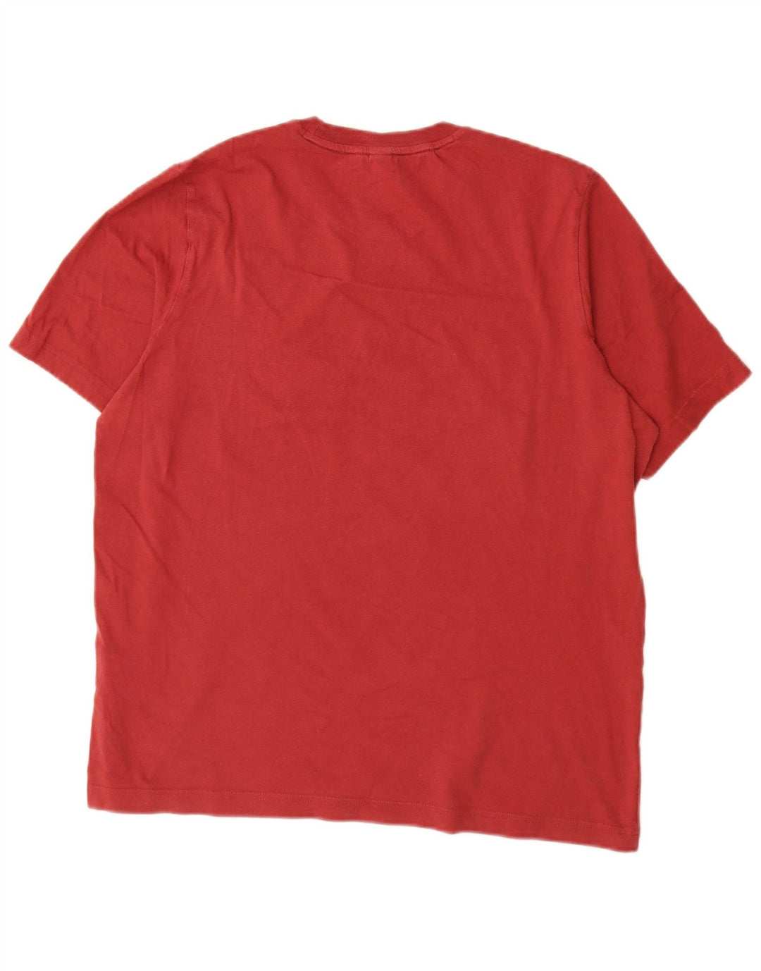 T-shirt grafica da uomo Adidas Top in cotone rosso medio