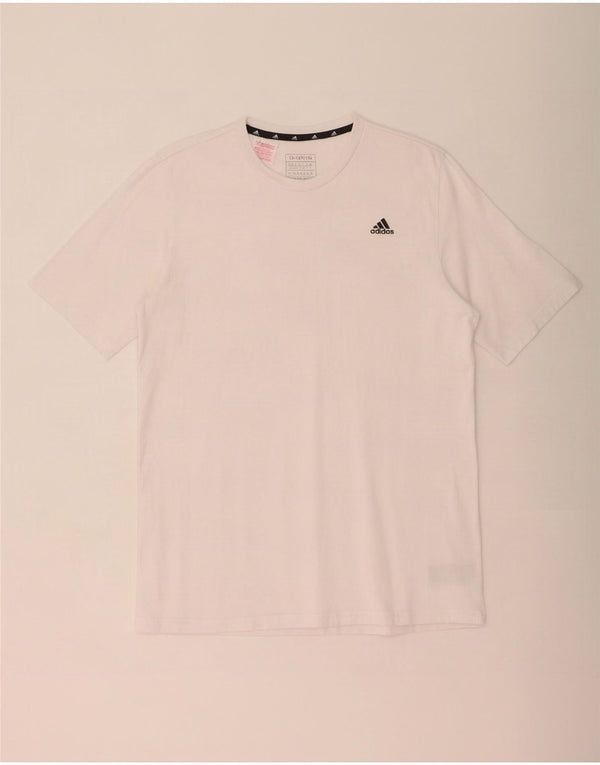 Maglietta Adidas Ragazzo Top 15-16 Anni Cotone Bianca