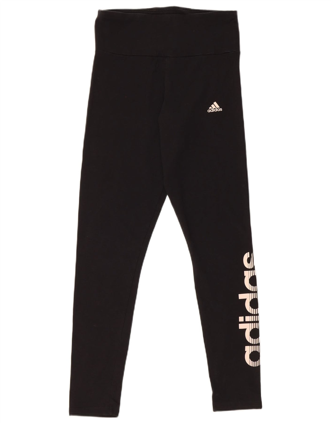 Leggings grafici da donna Adidas UK 8/10 piccoli neri