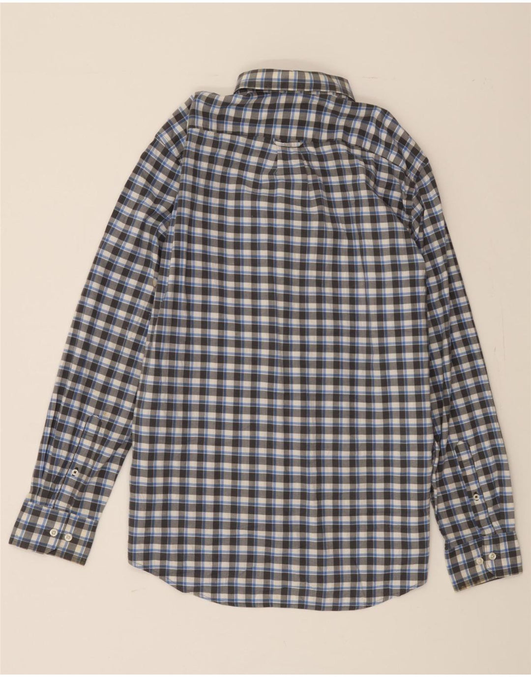 IZOD Mens Shirt Large Grey Check Cotton Vintage Izod and Second-Hand Izod from Messina Hembry 
