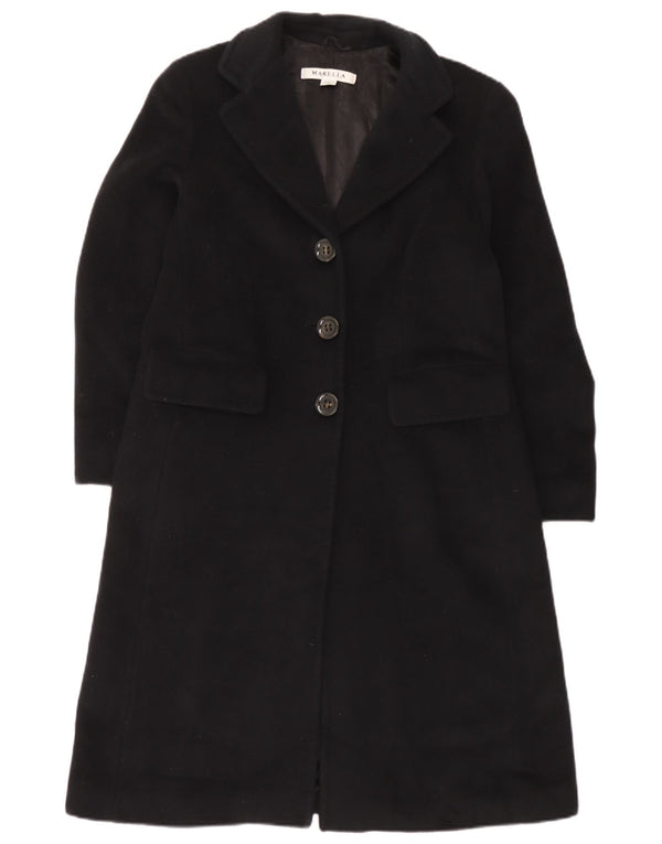 Soprabito da donna Marella UK 14 grande lana vergine nera