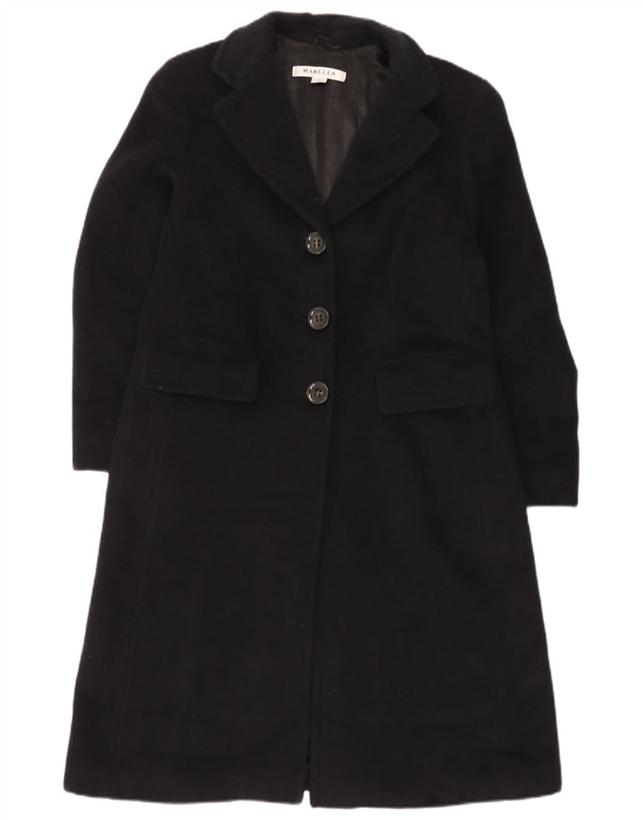 Soprabito da donna Marella UK 14 grande lana vergine nera