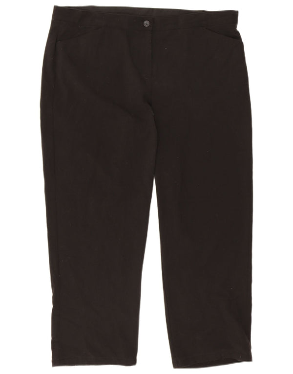 Pantaloni casual da donna Marks & Spencer Autograph UK 18 XL W40 L27 Neri