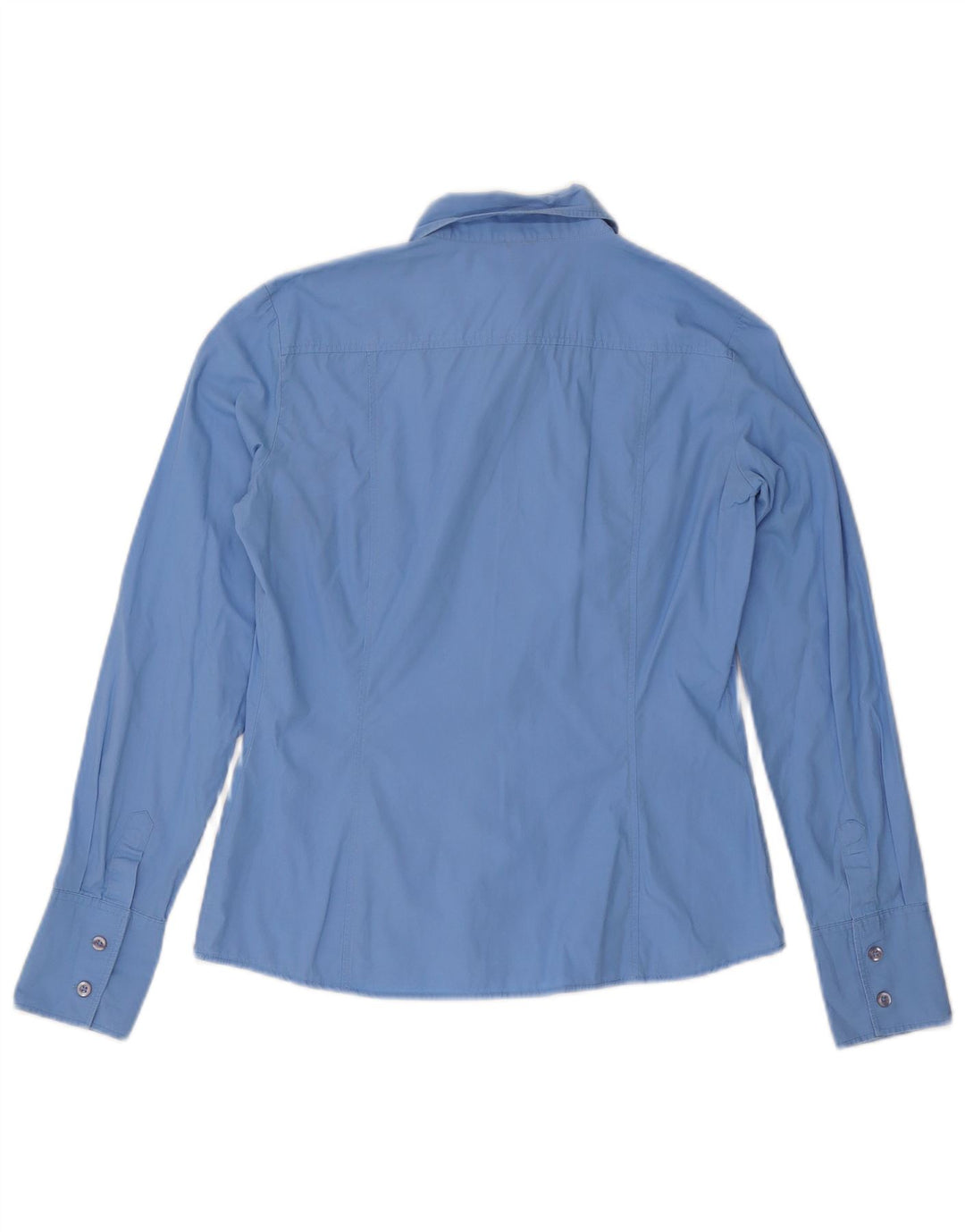 Camicia da donna Benetton UK 14 Cotone blu medio