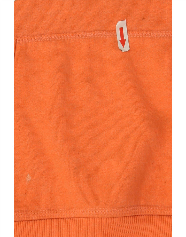 Felpa con cappuccio grafica da donna Superdry UK 10 Small Arancione Poliestere