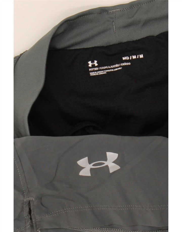 Pantaloncini sportivi da donna Under Armour UK 12 Poliestere grigio medio