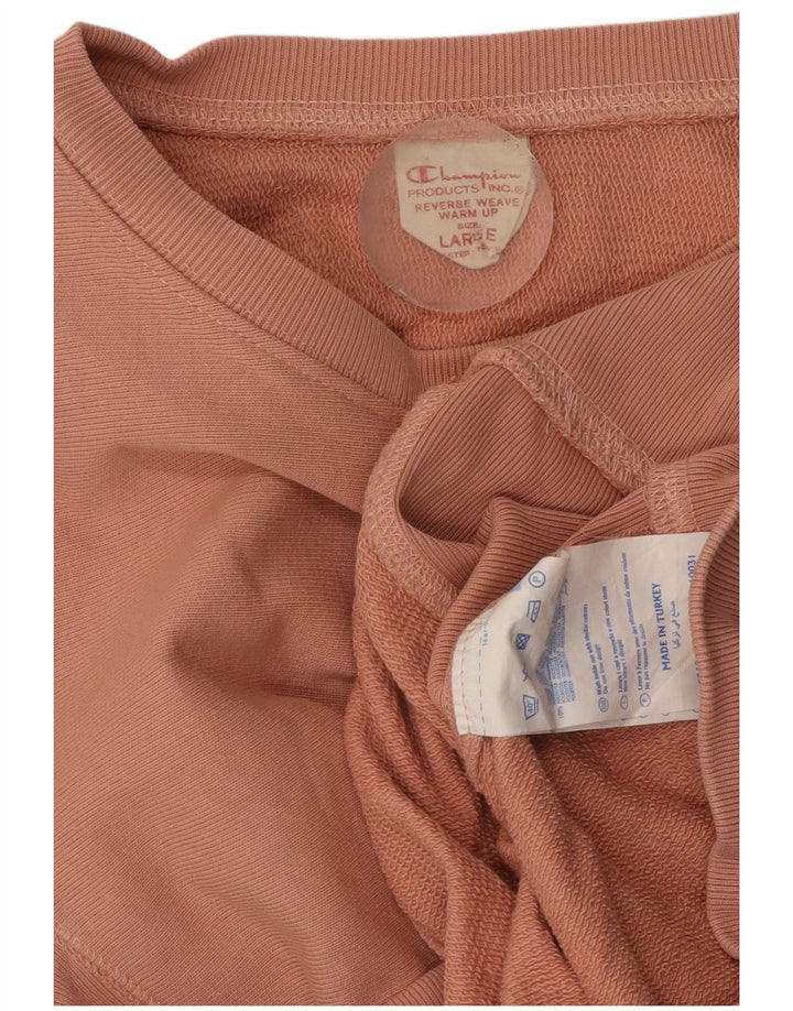 Felpa da donna Champion UK 14 Large in cotone rosa