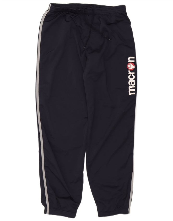 Macron Pantaloni da tuta con grafica da uomo Joggers XL Poliestere blu navy