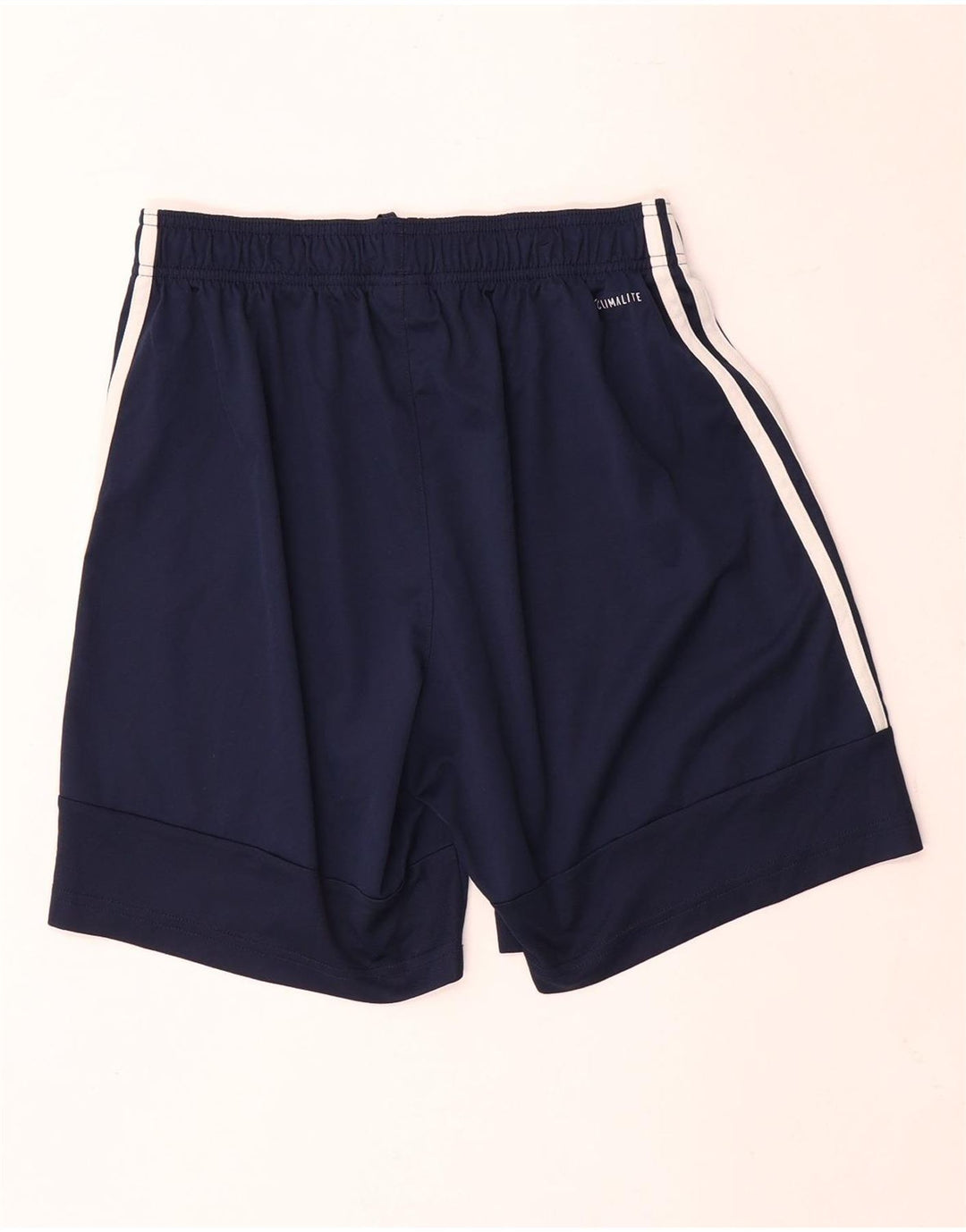 Pantaloncini sportivi Adidas Climalite da uomo medi in poliestere blu navy