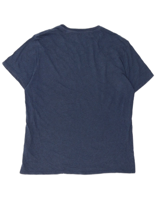 T-shirt grafica da uomo Levi's Top Large in cotone blu navy
