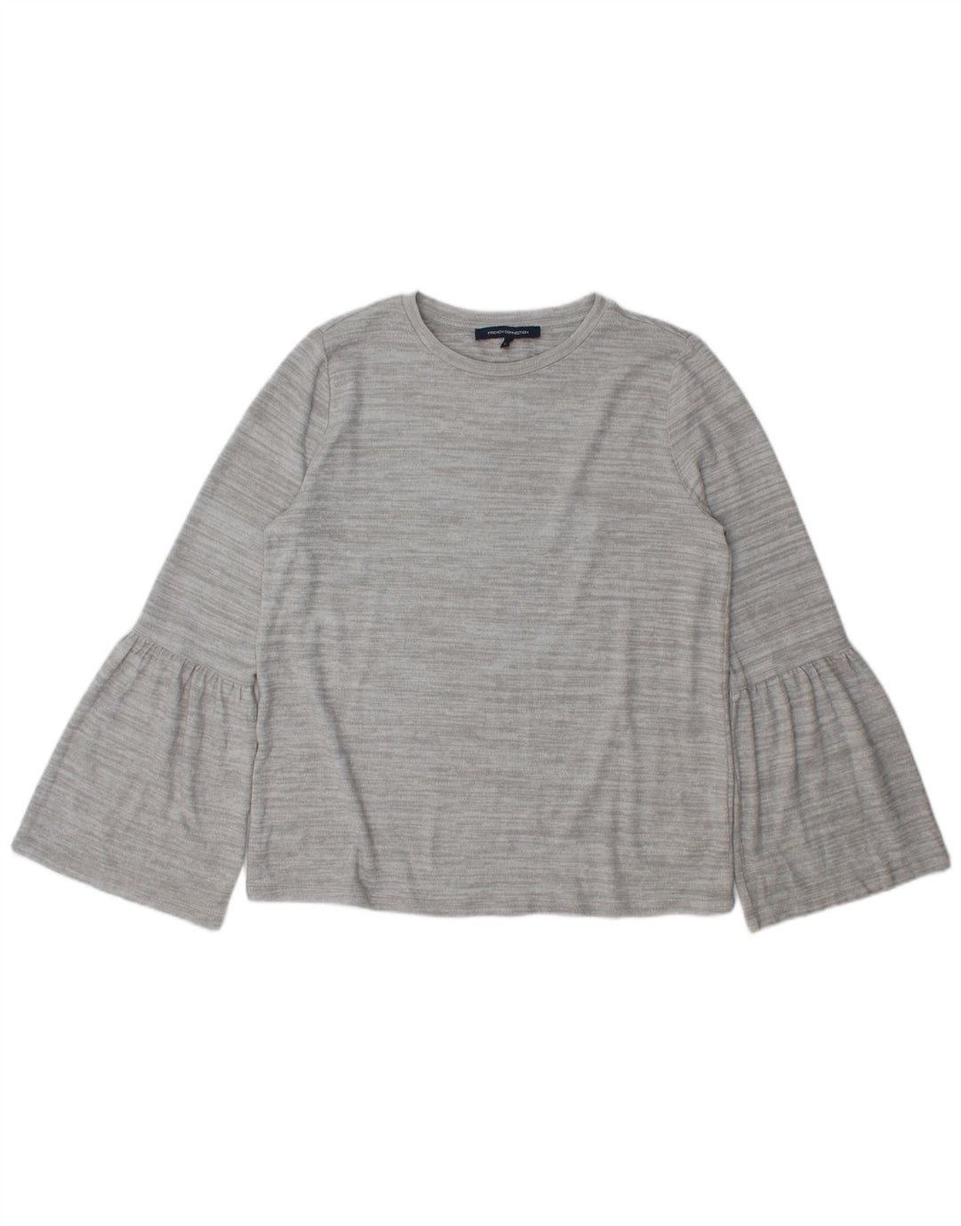 Maglia da donna a maniche lunghe French Connection UK 16 Grande poliestere screziato grigio