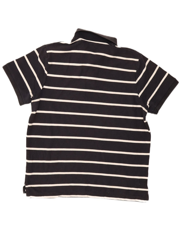 Polo NIKE da uomo 2XL in cotone a righe blu navy