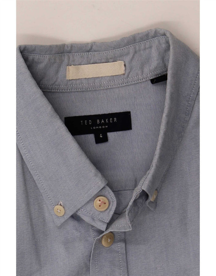 Camicia da uomo Ted Baker taglia 4 grande blu