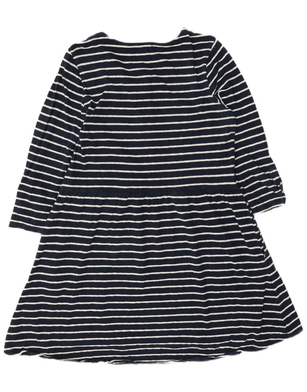 Abito a trapezio da donna con maniche a 3/4 Fat Face UK 14 Grandi righe blu navy