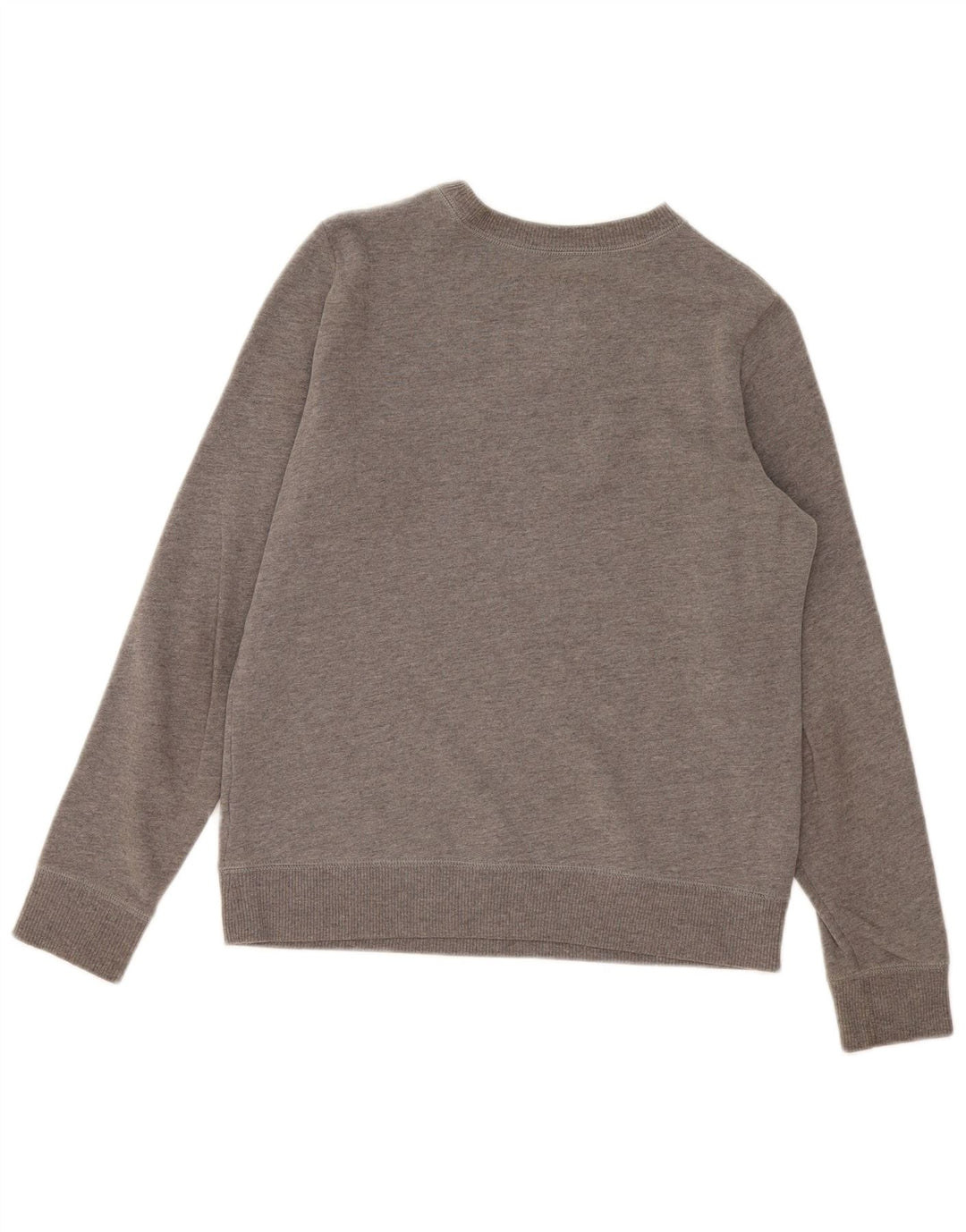 Felpa con grafica Hollister da uomo, piccola, in cotone grigio