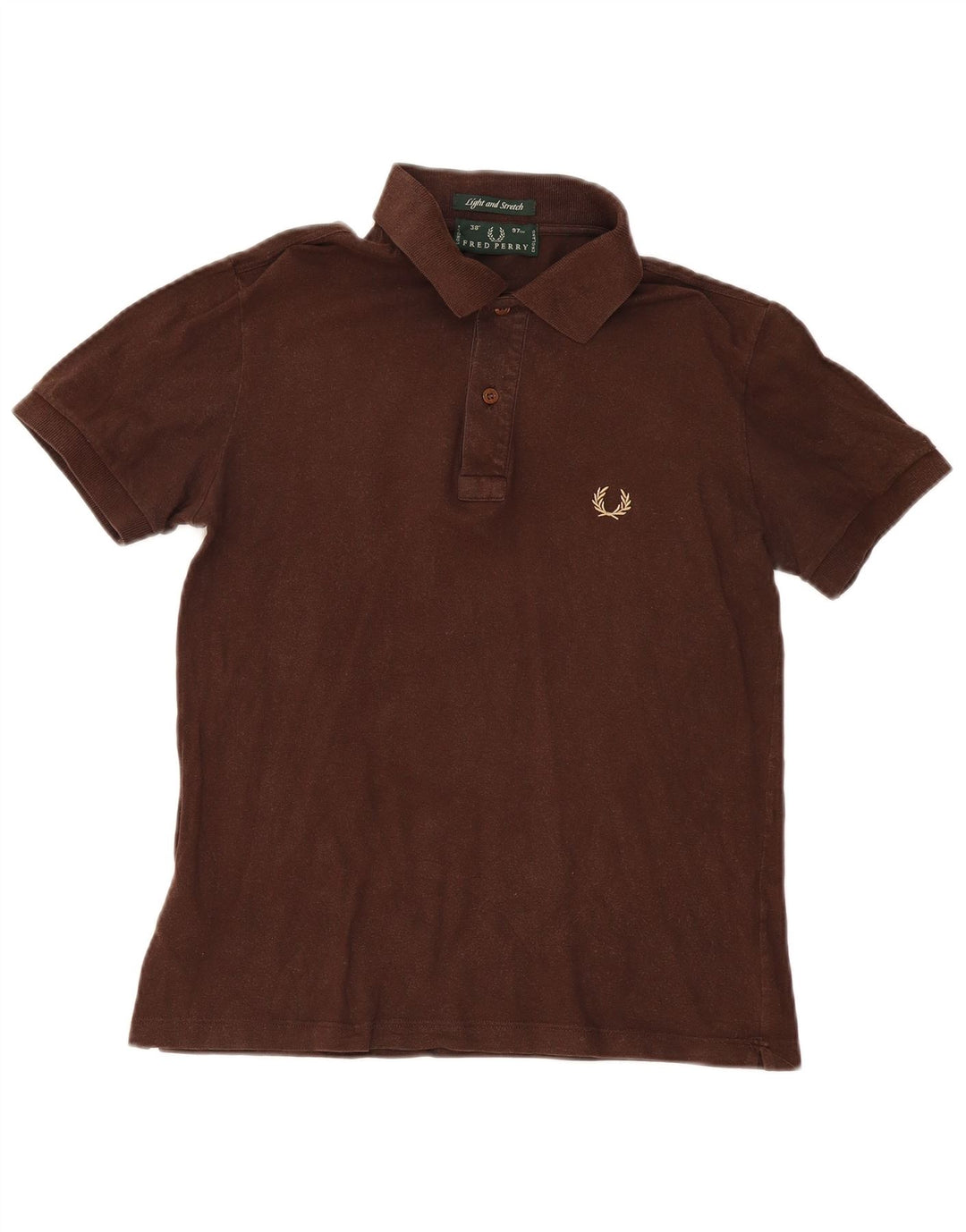 Polo da uomo Fred Perry piccola in cotone marrone