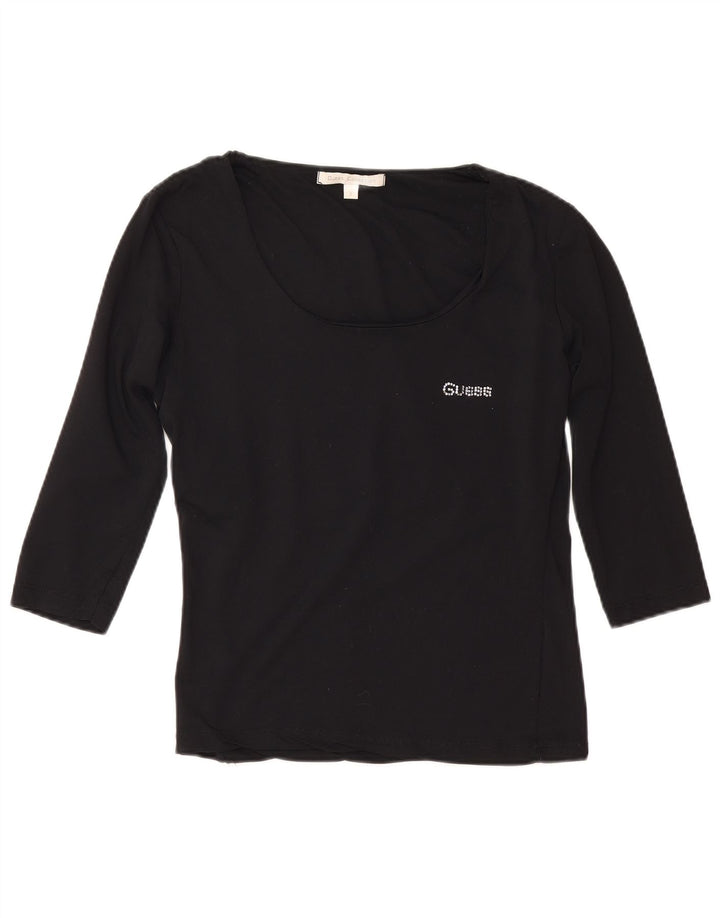 Maglia Guess Donna Manica 3/4 Taglia 3 XS Nera