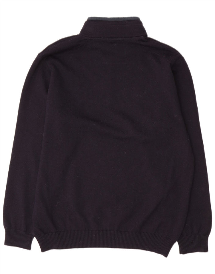 Paul & Shark Maglione da uomo con zip e collo in lana media blu navy
