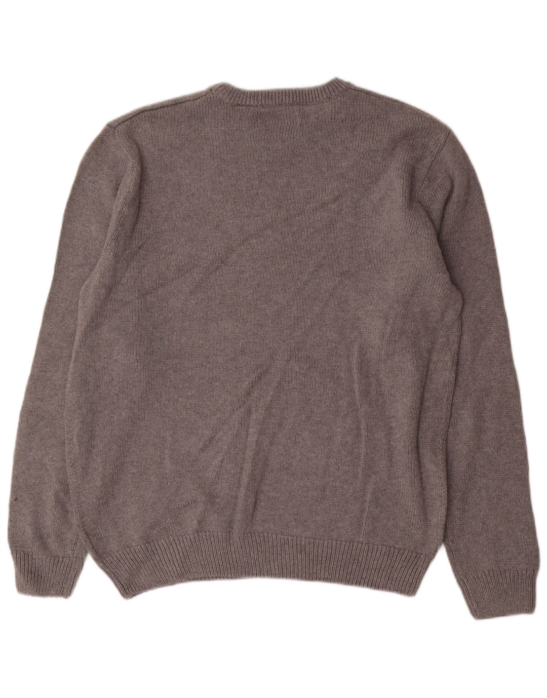Maglione maglione girocollo da uomo CHAPS grande in cotone grigio