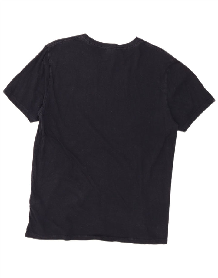 T-shirt da uomo Reiss Top grande in cotone nero