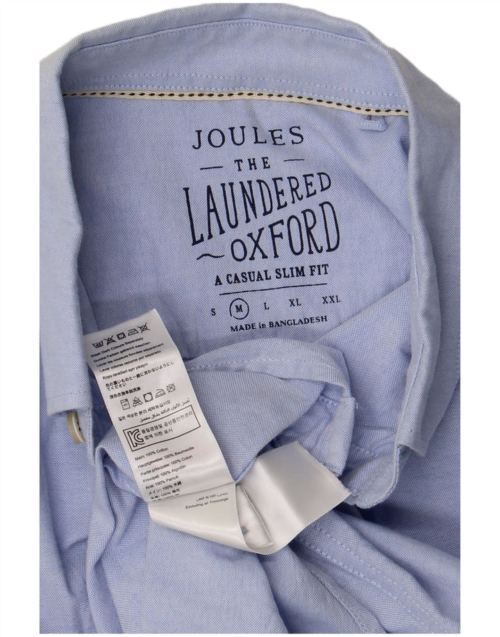 Camicia Joules da uomo slim fit in cotone blu medio