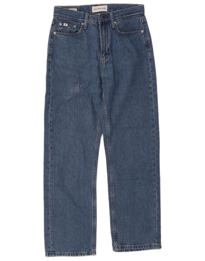 CALVIN KLEIN Jeans dritti da donna W26 L27 Blu